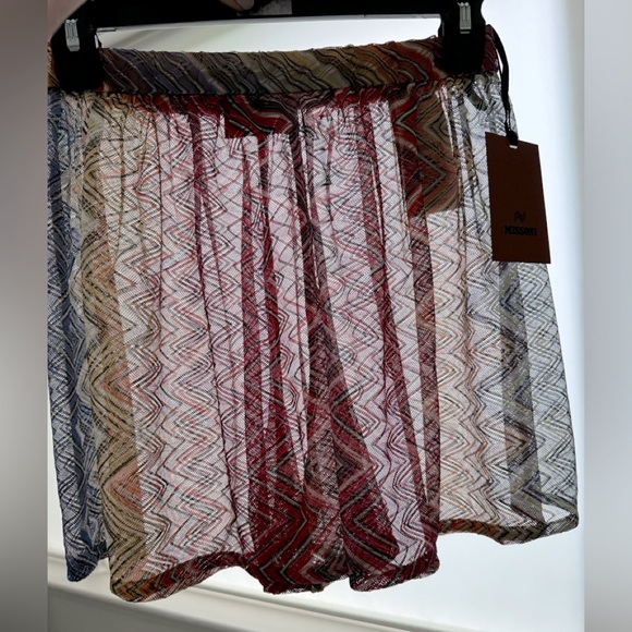 Missoni Semi Sheer Zig Zag Shorts NWT 40 - Picture 7 of 9